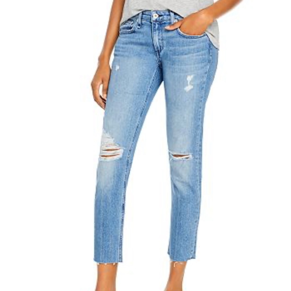 Rag and Bone Dre low rise distressed jeans